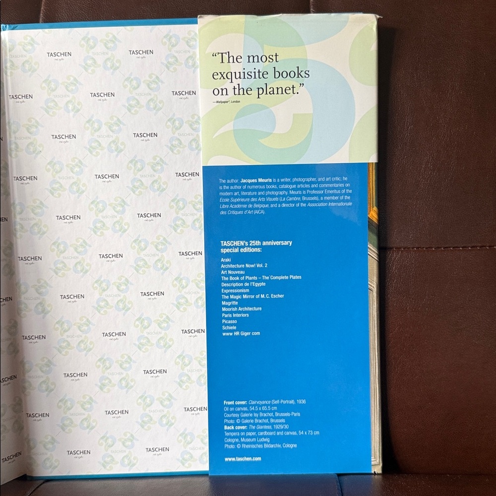 Taschen Magritte Art Book with Blue and Gray Cover - Picture 3 of 5